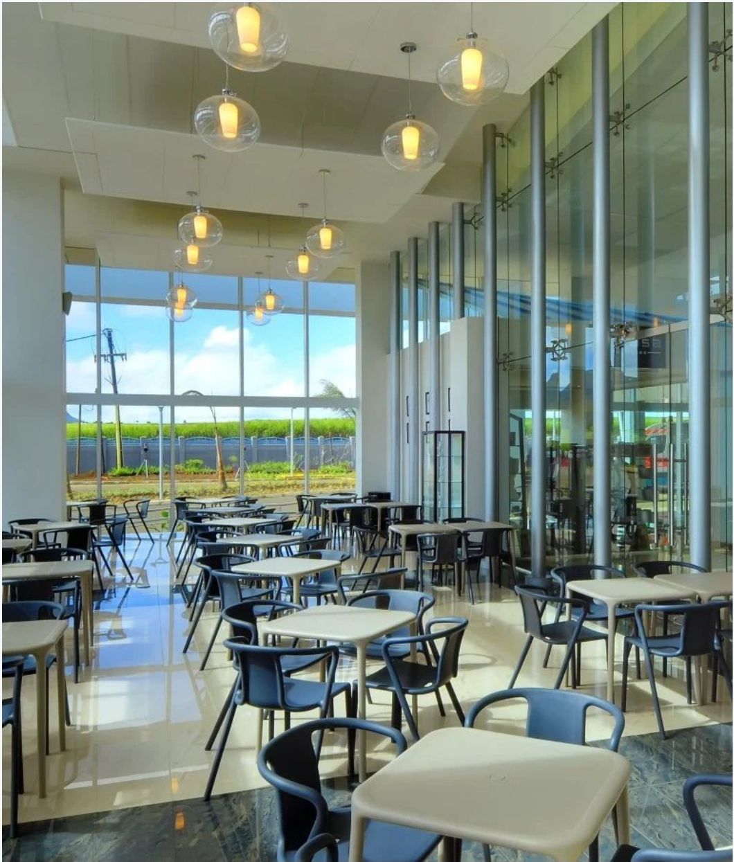 Apollo Hospital Lavasa lobby — designed by Adhisha Creations